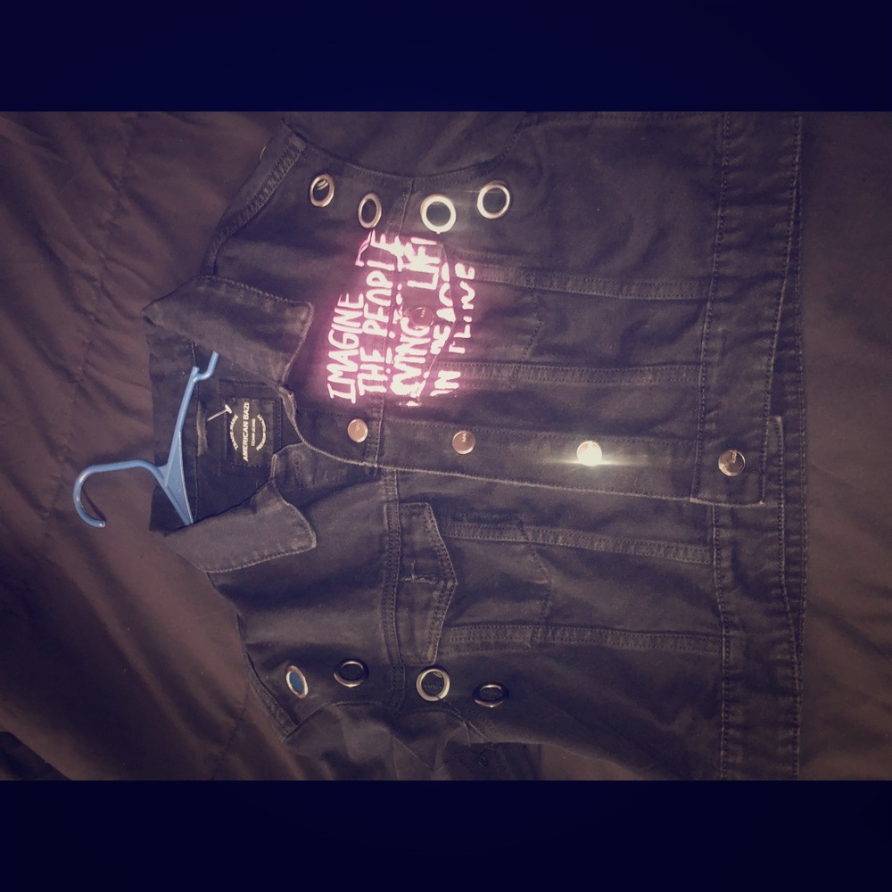 Black Jean Jacket